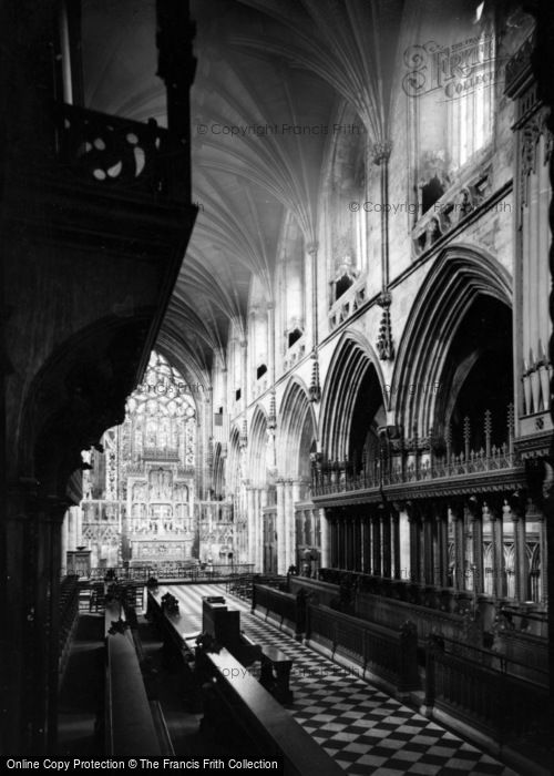 Photo of Selby, Abbey, The Choir Stalls c.1955