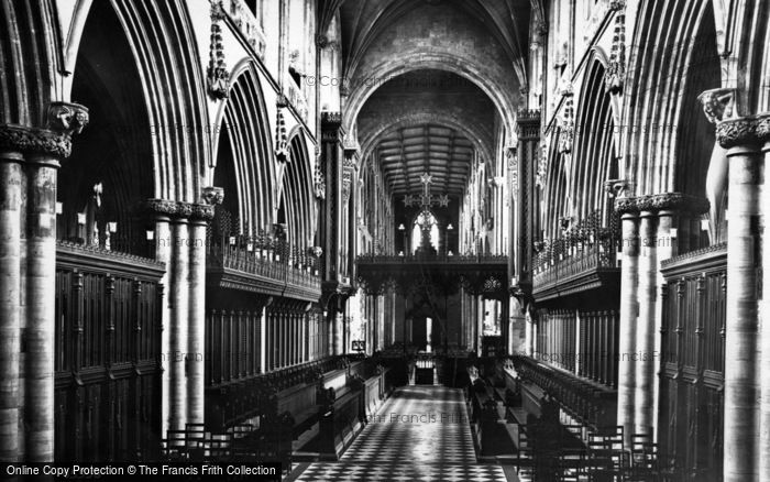 Photo of Selby, Abbey, The Choir West 1913