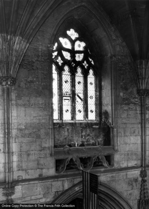 Photo of Selby, Abbey, The George Washington Window c.1960