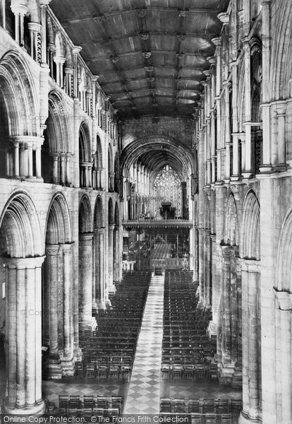Photo of Selby, Abbey, The Nave East 1913