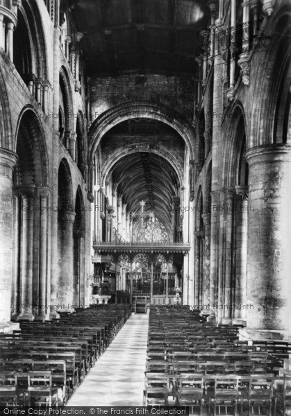 Photo of Selby, Abbey, The Nave East 1913