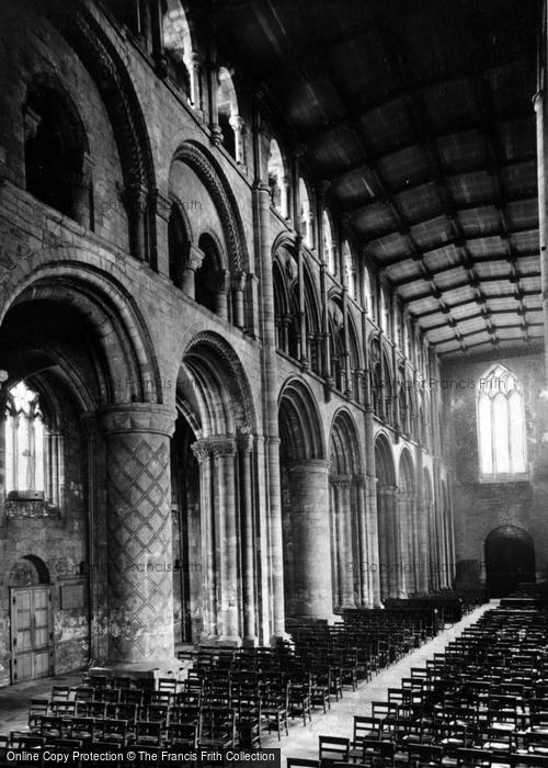 Photo of Selby, Abbey, The Nave, South Side c.1955