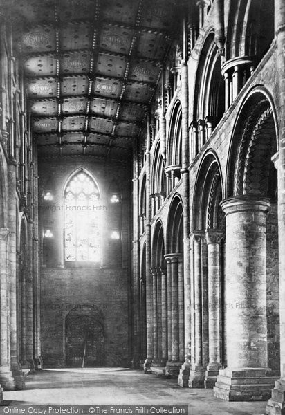 Photo of Selby, Abbey, The Nave West c.1869