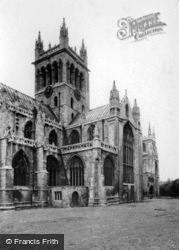 Abbey, The North Transept And Tower c.1955, Selby