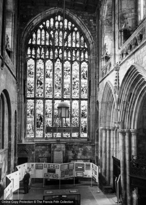 Photo of Selby, Abbey, The North Window c.1960