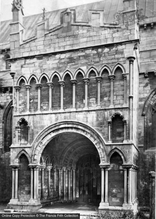 Photo of Selby, Abbey, The Porch c.1869