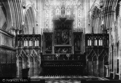 Abbey, The Reredos 1893, Selby