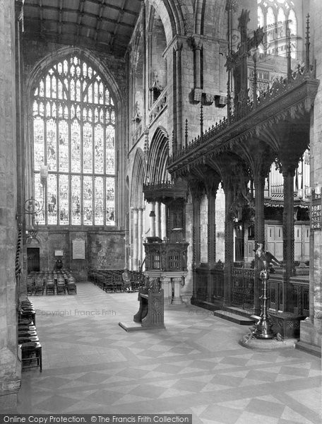 Photo of Selby, Abbey, The Screen And North Transept 1924
