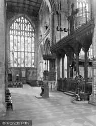 Abbey, The Screen And North Transept 1924, Selby