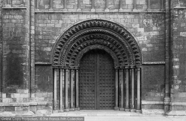 Photo of Selby, Abbey, The West Door 1893