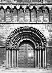 Abbey, The West Door c.1869, Selby
