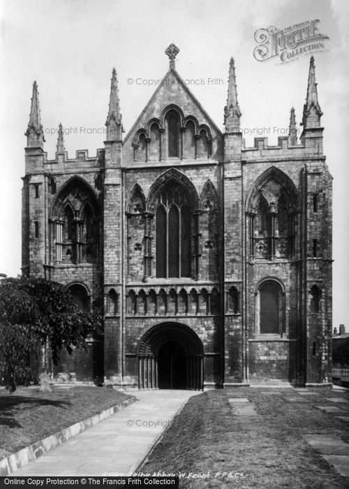 Photo of Selby, Abbey, The West Front 1901