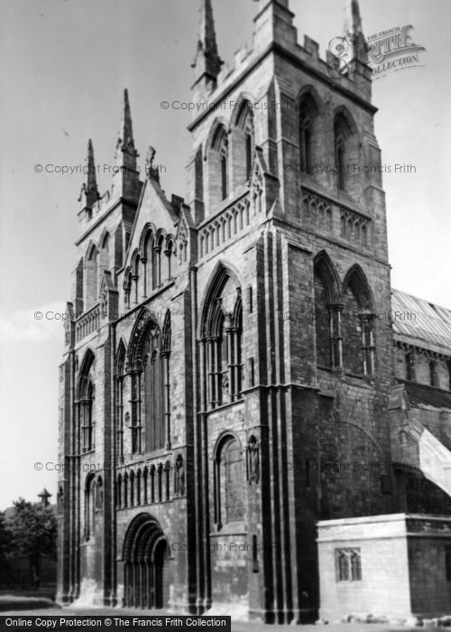 Photo of Selby, Abbey, The West Front c.1950