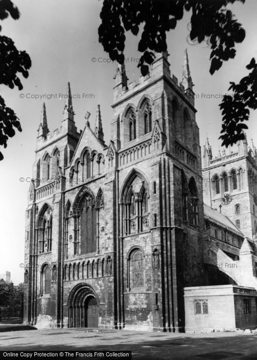 Photo of Selby, Abbey, The West Front c.1955