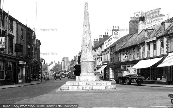 Photo of Selby, High Street And Cross c.1955