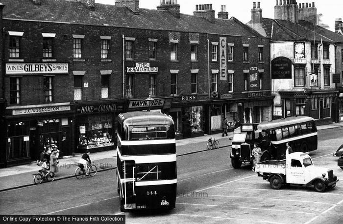 Photo of Selby, Market Place c.1955
