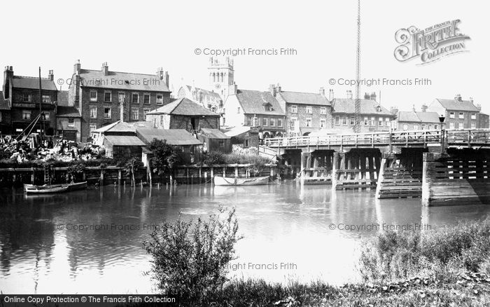 Photo of Selby, Old Toll Bridge 1918
