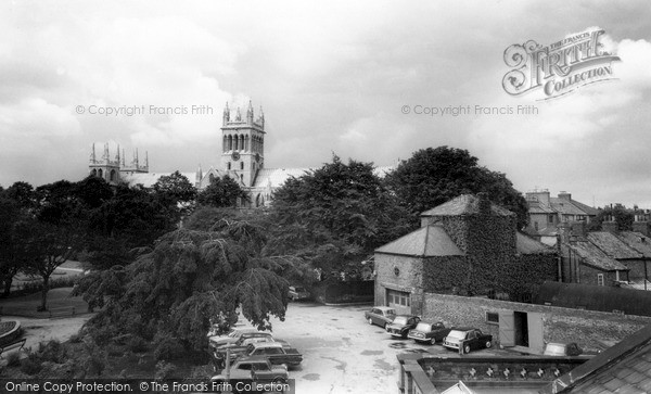 Photo of Selby, The Abbey From The Gardens c.1965