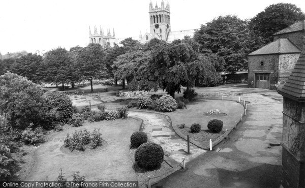 Photo of Selby, The Abbey From The Park c.1960
