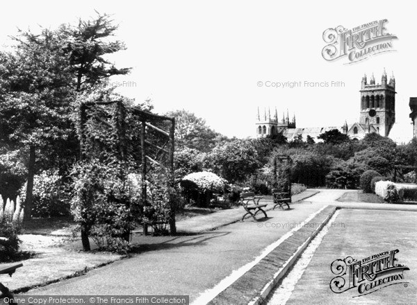 Photo of Selby, The Abbey From The Park c.1960