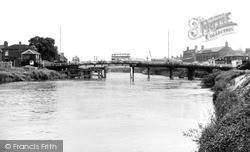 The Toll Bridge And River c.1955, Selby