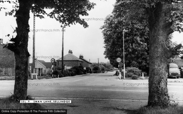 Photo of Sellindge, Swan Lane c.1960