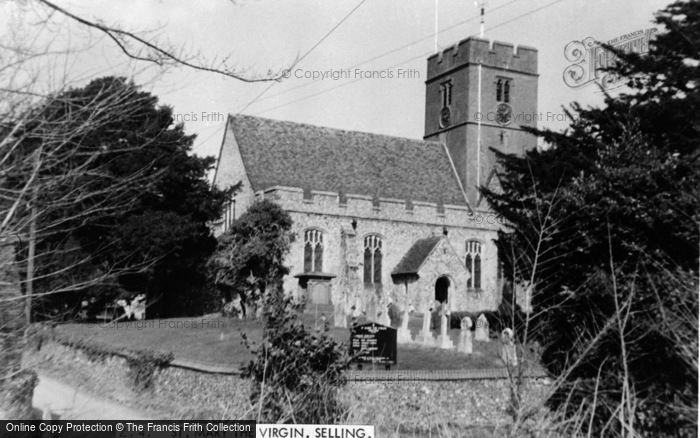 Photo of Selling, St Mary The Virgin Church c.1960