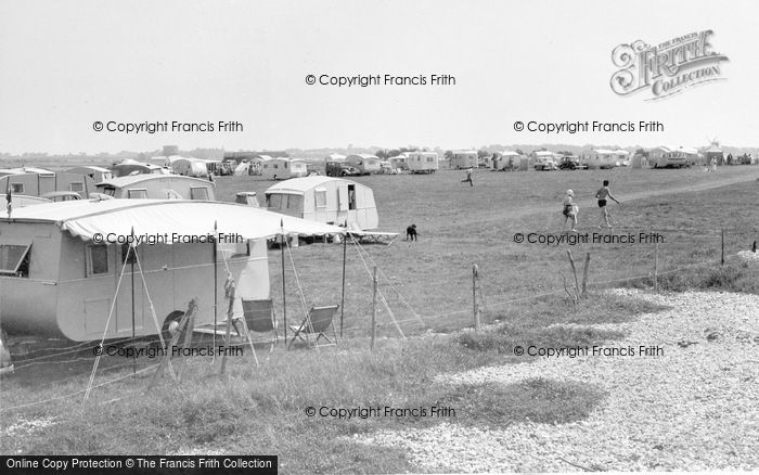 Photo of Selsey, Caravan Park, Medmerry, Mill Lane c.1950