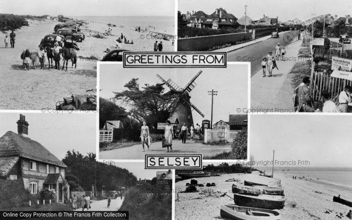 Photo of Selsey, Composite c.1955