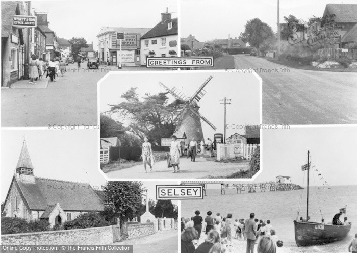 Photo of Selsey, Composite c.1955
