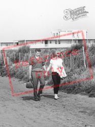 Couple On The Way To The Beach c.1965, Selsey