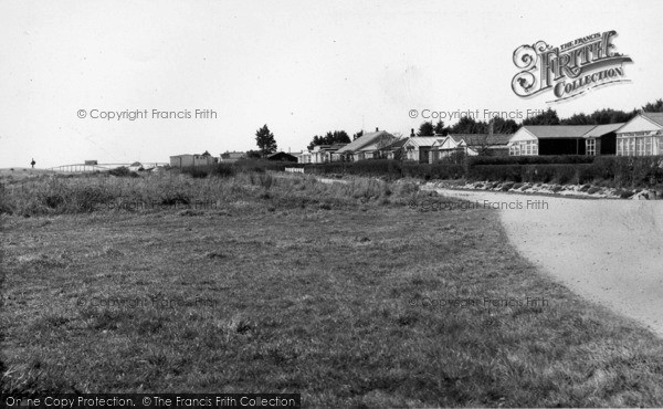 Photo of Selsey, East Beach Bungalows c.1955