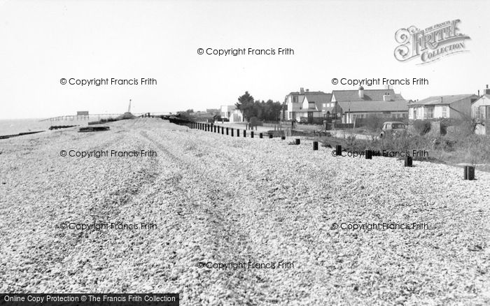 Photo of Selsey, East Beach Bungalows c.1955