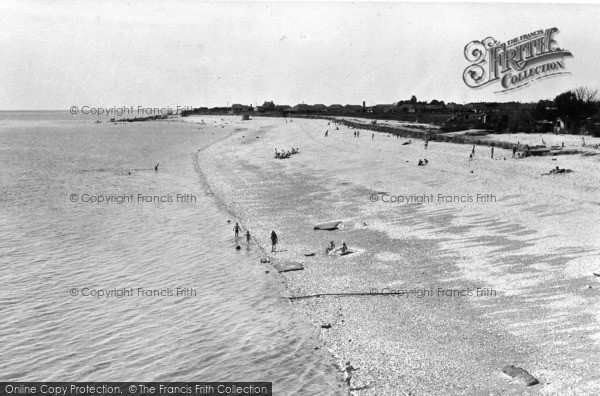 Photo of Selsey, East Beach c.1950