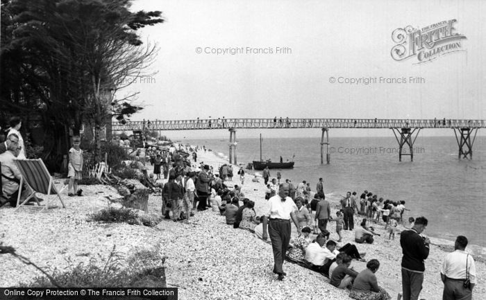 Photo of Selsey, East Beach c.1955