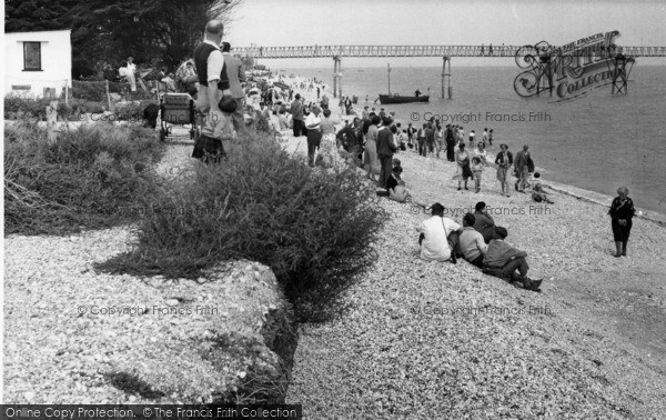Photo of Selsey, East Beach c.1955