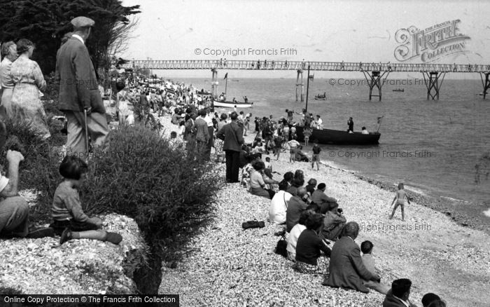 Photo of Selsey, East Beach c.1955