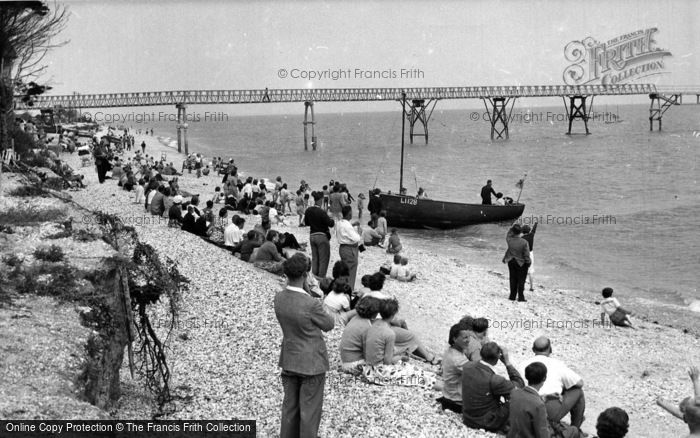 Photo of Selsey, East Beach c.1955