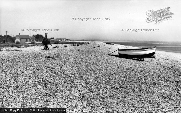 Photo of Selsey, East Beach c.1955