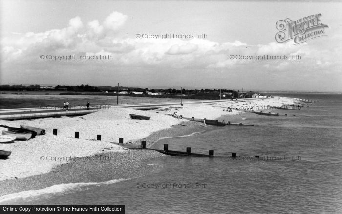 Photo of Selsey, East Beach c.1960