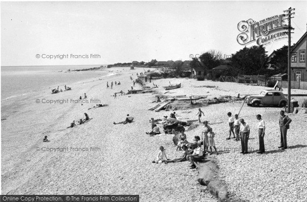 Photo of Selsey, Fishermans Beach c.1950