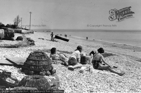 Photo of Selsey, Fishermans Beach c.1950