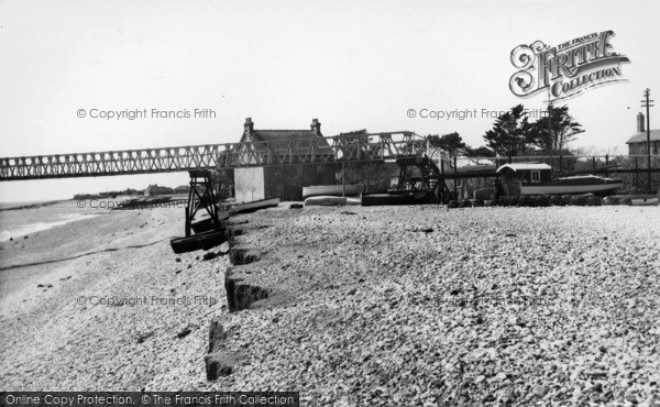 Photo of Selsey, Fishermans Beach c.1955