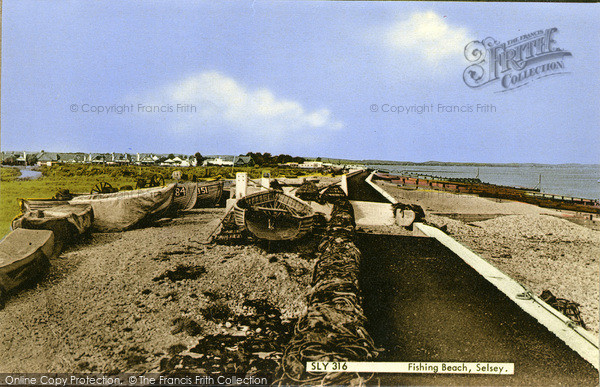 Photo of Selsey, Fishing Beach c.1960