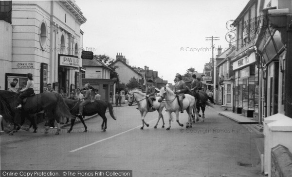 Photo of Selsey, Horse Riding In The Village Centre c.1960