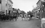 Selsey, Horse Riding in the Village Centre c1960