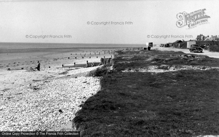 Photo of Selsey, Main Beach c.1955