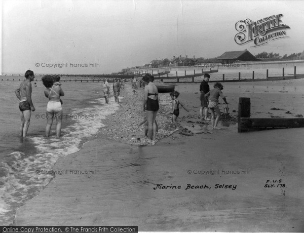 Photo of Selsey, Marine Beach c.1960