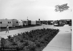 Sales Area, White Horse Caravan Park c.1960, Selsey