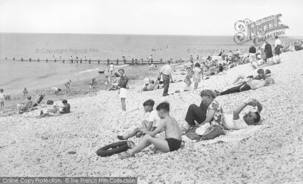 Photo of Selsey, The Beach c.1955